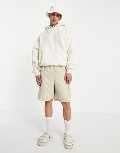 Белый oversized-худи с логотипом Karl Kani