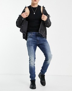 Джинсы скинни G-Star-Голубой