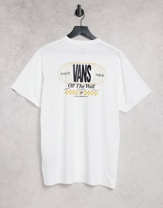 Белая футболка с коротким рукавом Vans Frequency-Белый