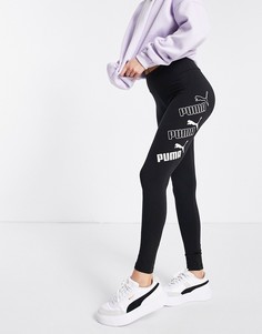 Черные леггинсы Puma Amplified-Черный цвет