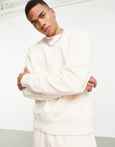 Свитшот премиум-класса цвета экрю adidas Originals x Pharrell Williams-Белый