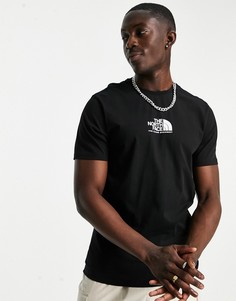 Черная футболка с квадратным логотипом The North Face-Черный