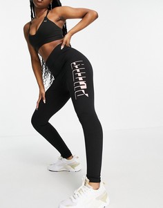Черные леггинсы PUMA-Черный цвет