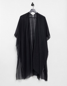 Черная пляжная туника Vero Moda-Черный цвет