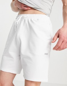 Белые спортивные шорты для тренинга ASOS 4505-Белый