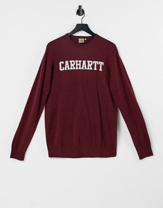 Джемпер с добавлением овечьей шерсти Carhartt WIP College-Красный