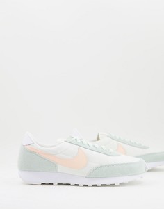 Кремовые/бледно-зеленые кроссовки Nike Daybreak-Белый