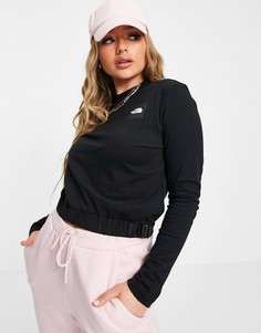 Черный лонгслив The North Face Black Box