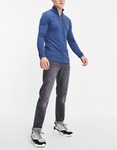 Суженные книзу джинсы узкого кроя Wrangler Larston-Черный цвет