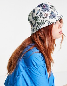 Белая панама с принтом Vans Deluxe Hanker-Белый