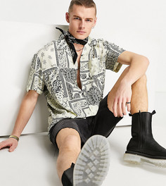 Рубашка с платочным принтом и отложным воротником от комплекта Reclaimed Vintage Inspired-Многоцветный