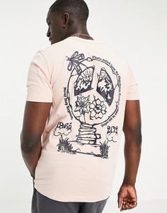 Розовая футболка The North Face Himalayan Bottle Source-Розовый цвет