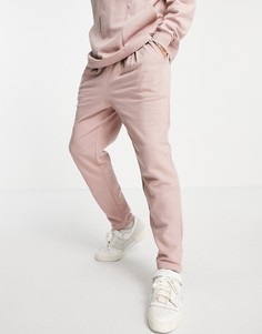 Розовые джоггеры со складками от комплекта ASOS DESIGN-Розовый цвет
