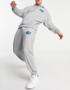 Серые джоггеры с принтом эмблемы "Florida Gators" от комплекта ASOS DESIGN-Серый