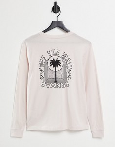 Бежевый лонгслив Vans Save Our Planet-Светло-бежевый