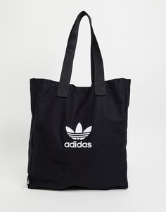 Черная сумка-шоппер adidas Originals Adicolor-Черный цвет