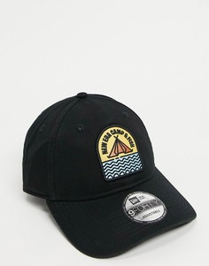 Черная кепка с нашивкой в стиле кемпинга New Era 9FORTY-Черный
