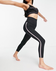 Черные леггинсы длиной 7/8 Nike Yoga-Черный