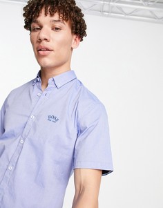 Рубашка BOSS Athleisure Biadia-Голубой