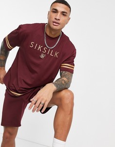 Красная футболка с логотипом Siksilk-Красный