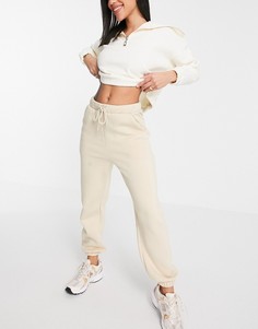 Oversize-джоггеры миндального цвета ASOS DESIGN-Белый