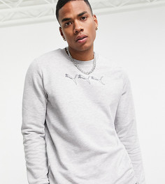 Серый свитшот с повторяющимся логотипом кошек Puma – эксклюзивно для ASOS
