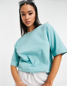Oversized-футболка бирюзового цвета ASOS DESIGN Ultimate-Зеленый цвет