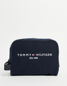 Темно-синий несессер с логотипом с датой создания бренда Tommy Hilfiger