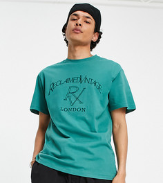 Зеленая футболка с логотипом Reclaimed Vintage inspired-Белый