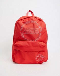 Красный рюкзак Vans Old Skool III