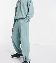 Зеленые выбеленные джоггеры в стиле oversized Puma – эксклюзивно для ASOS-Зеленый цвет