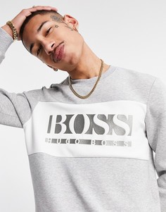 Серый свитшот BOSS Athleisure Salbo 1