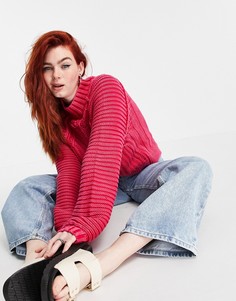 Розовый джемпер с пышными рукавами Free People Sweetheart-Розовый цвет