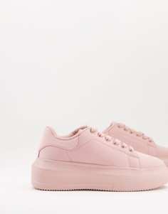 Бежевые кроссовки на массивной подошве ASOS DESIGN Dorina-Светло-бежевый
