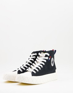 Черные высокие кроссовки Palladium Palla Ace-Черный