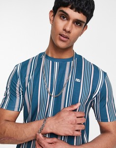 Футболка в полоску зеленого цвета River Island-Зеленый цвет