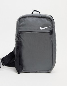 Серая переливающаяся сумка для полетов Nike Essentials-Серый