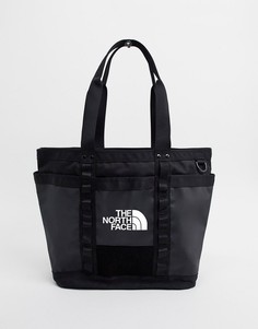 Черная сумка-тоут в стиле милитари The North Face Explore-Черный