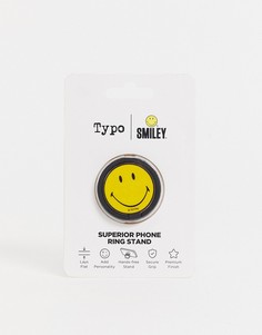 Кольцо-подставка для телефона Typo x Smiley-Желтый