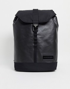 Черный рюкзак с плоским верхом Calvin Klein Jeans