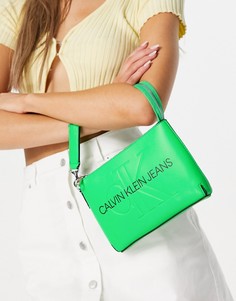 Зеленая сумка-клатч на плечо Calvin Klein Jeans-Зеленый цвет
