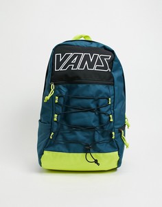 Синий рюкзак с желтыми вставками Vans Snag Plus-Голубой