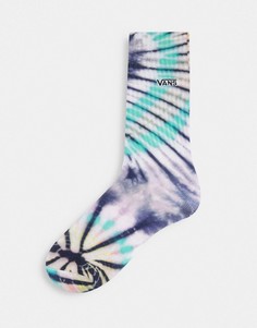 Фиолетовые носки с принтом тай-дай Vans Remington Crew-Фиолетовый цвет