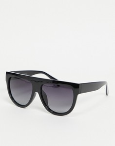 Черные массивные солнцезащитные очки Pilgrim Norena-Черный