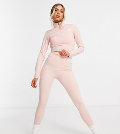 Светло-розовые леггинсы с завышенной талией The North Face – эксклюзивно для ASOS-Розовый цвет