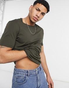 Футболка BOSS Business-Зеленый цвет