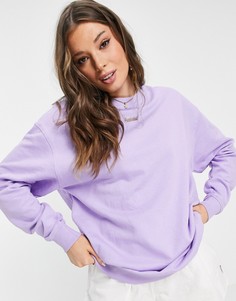 Oversized-свитшот лавандового цвета из органического хлопка ASOS DESIGN-Фиолетовый цвет