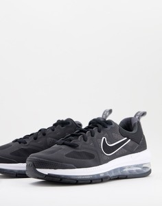 Черно-белые кроссовки Nike Air Max Genome-Черный цвет