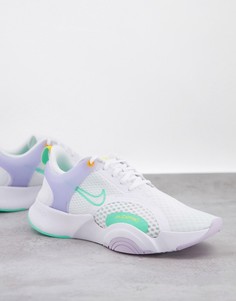 Белые кроссовки Nike Training SuperRep Go 2-Белый