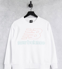 Белый свитшот с логотипом New Balance – эксклюзивно для ASOS